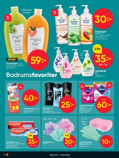 Dollarstore reklamblad i vecka 40 sida 12