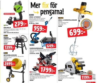 Jem & Fix reklamblad i vecka 40 sida 5