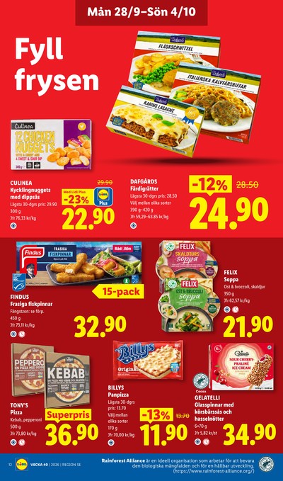 Lidl reklamblad i vecka 40 sida 13