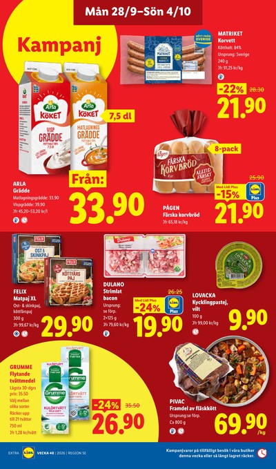 Lidl reklamblad i vecka 40 sida 14