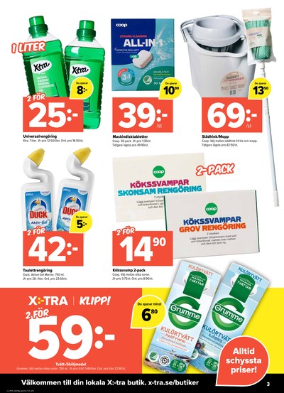 X:-tra reklamblad i vecka 40 sida 3
