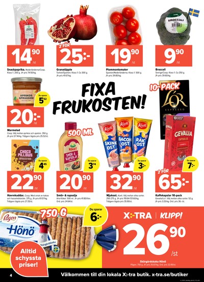 X:-tra reklamblad i vecka 40 sida 4