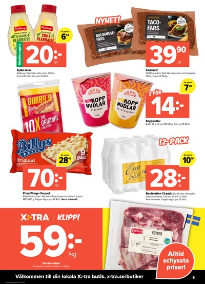 X:-tra reklamblad i vecka 40 sida 5