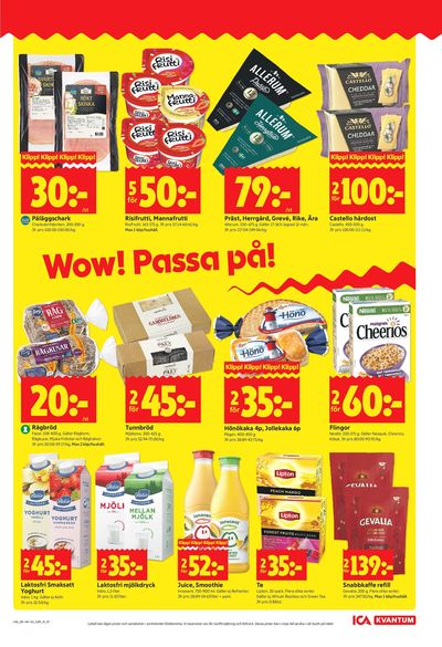 ICA Kvantum reklamblad i vecka 40 sida 7