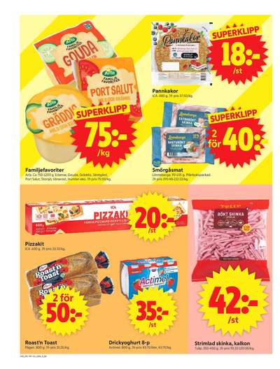 ICA Supermarket reklamblad i vecka 40 sida 2
