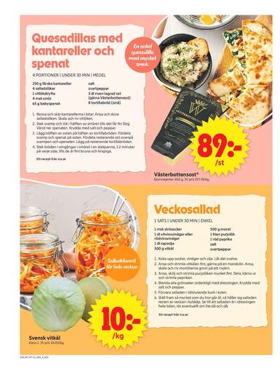 ICA Supermarket reklamblad i vecka 40 sida 6