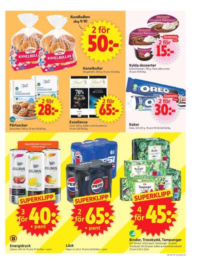 ICA Supermarket reklamblad i vecka 40 sida 9