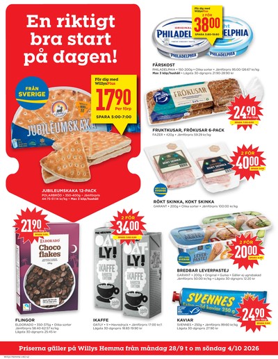 WILLY:S hemma reklamblad i vecka 40 sida 2