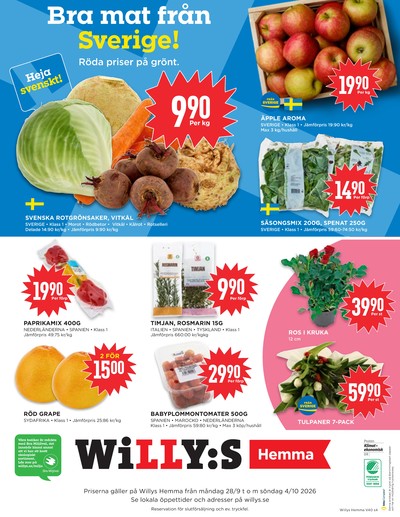 WILLY:S hemma reklamblad i vecka 40 sida 4