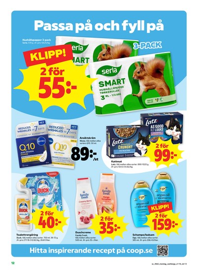 Stora Coop reklamblad i vecka 40 sida 12