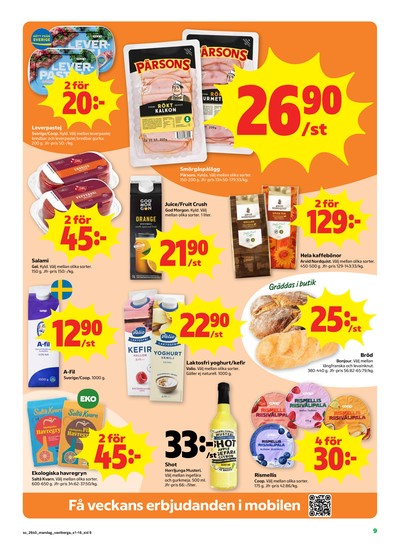 Stora Coop reklamblad i vecka 40 sida 9