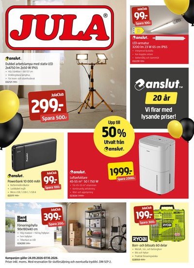 Jula reklamblad i vecka 40 sida 1