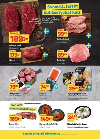 City Gross reklamblad i vecka 40 sida 2