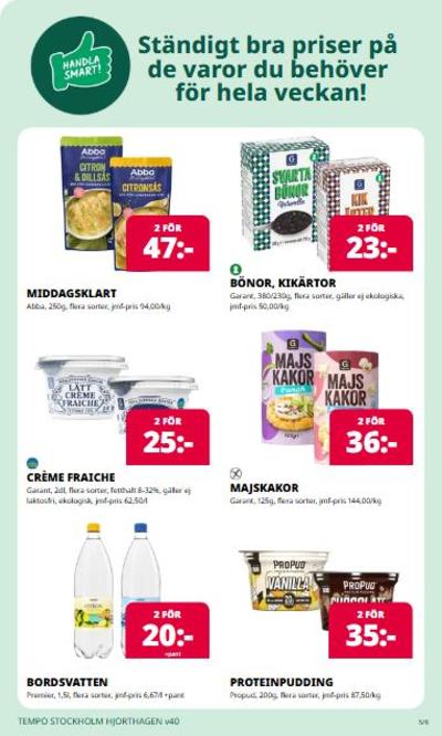 Tempo reklamblad i vecka 40 sida 5