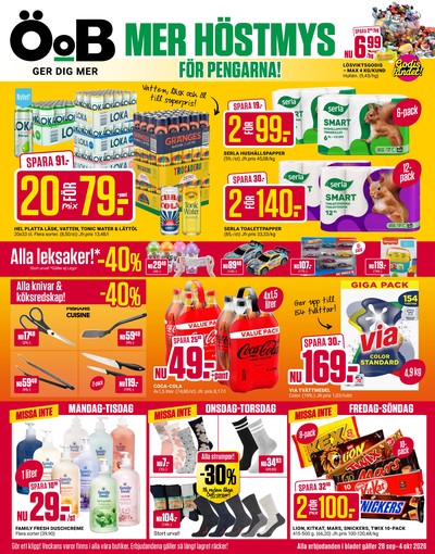 ÖoB reklamblad i vecka 40 sida 1