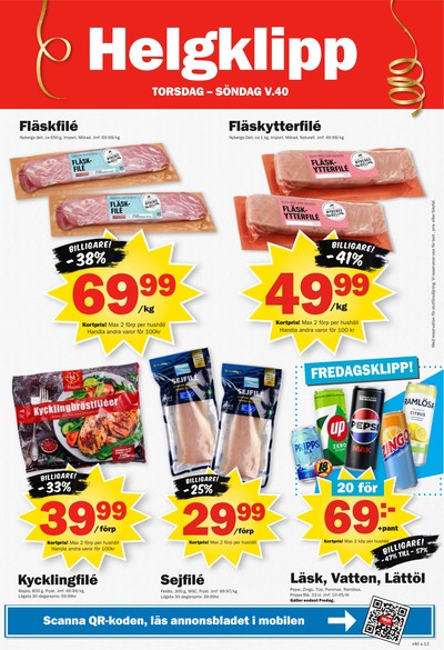 Pekås reklamblad i vecka 40 sida 12