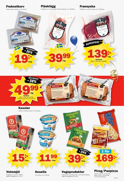 Pekås reklamblad i vecka 40 sida 3