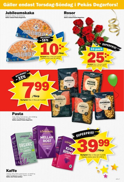 Pekås reklamblad i vecka 40 sida 7