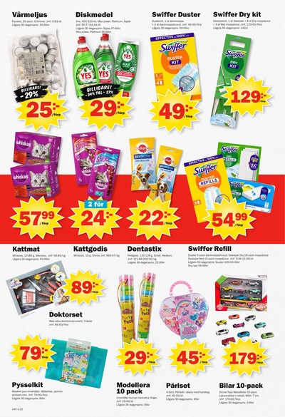 Pekås reklamblad i vecka 40 sida 10