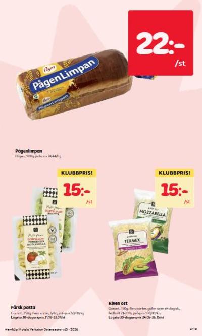Östenssons reklamblad i vecka 40 sida 2