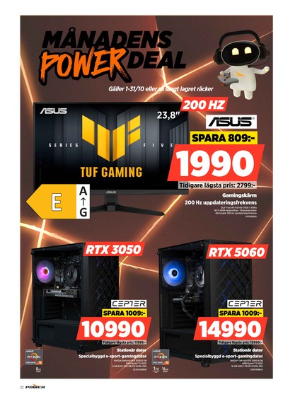 Power reklamblad i vecka 40 sida 22