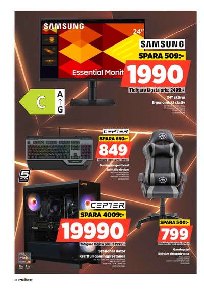 Power reklamblad i vecka 40 sida 24