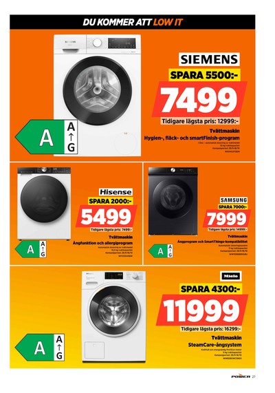 Power reklamblad i vecka 40 sida 27