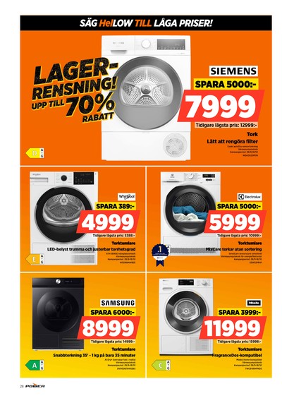 Power reklamblad i vecka 40 sida 28