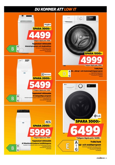 Power reklamblad i vecka 40 sida 29