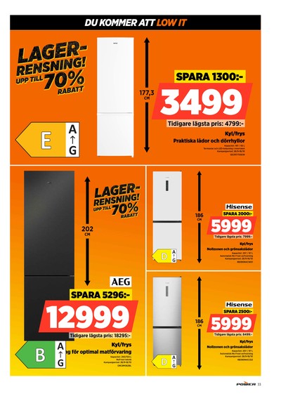 Power reklamblad i vecka 40 sida 33