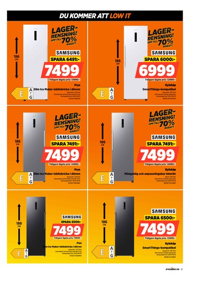 Power reklamblad i vecka 40 sida 37