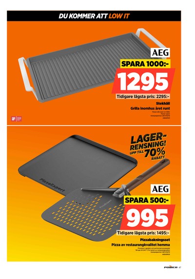 Power reklamblad i vecka 40 sida 47
