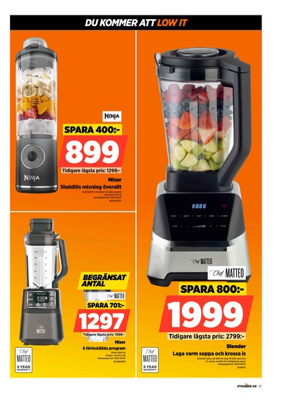 Power reklamblad i vecka 40 sida 57