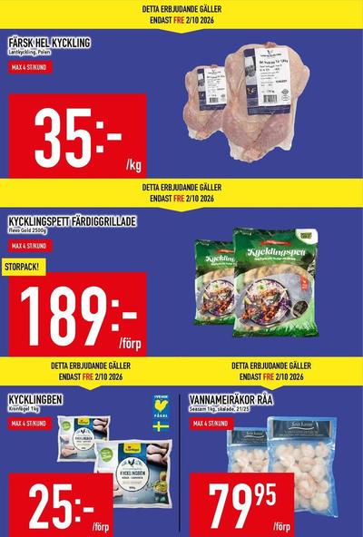MatDax reklamblad i vecka 40 sida 4