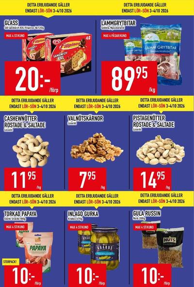 MatDax reklamblad i vecka 40 sida 6
