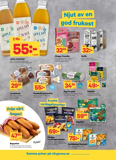 City Gross reklamblad i vecka 40 sida 6