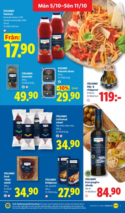 Lidl reklamblad i vecka 41 sida 10