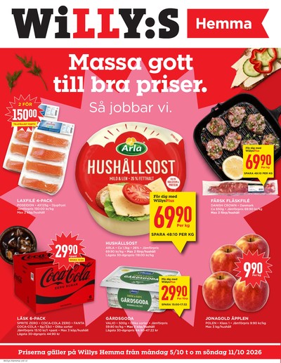 WILLY:S hemma reklamblad i vecka 41 sida 1