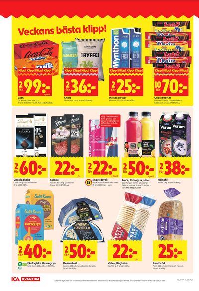 ICA Kvantum reklamblad i vecka 41 sida 6