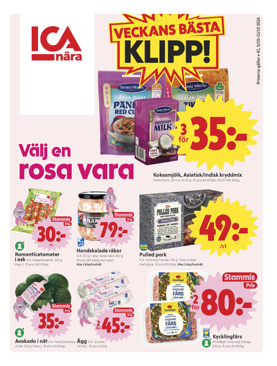 ICA Nära reklamblad i vecka 41 sida 1