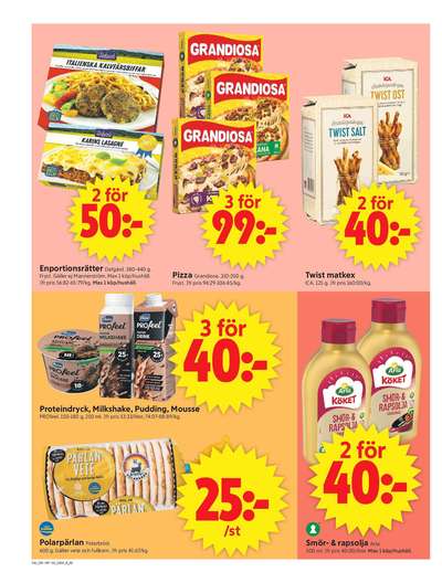 ICA Supermarket reklamblad i vecka 41 sida 2