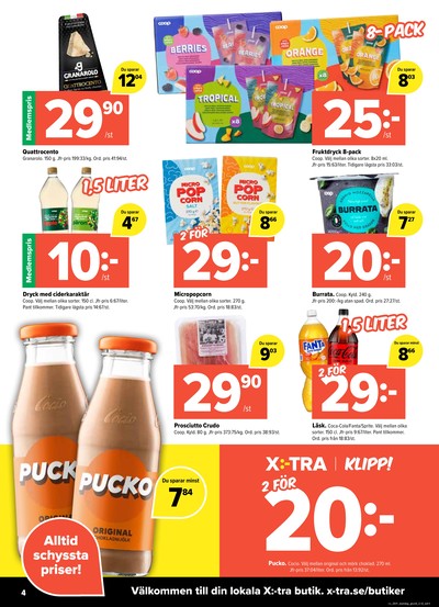 X:-tra reklamblad i vecka 41 sida 4