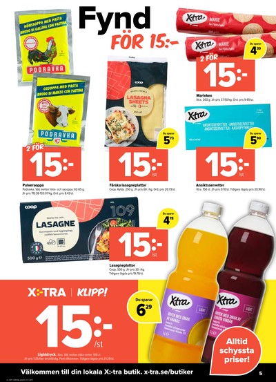 X:-tra reklamblad i vecka 41 sida 5