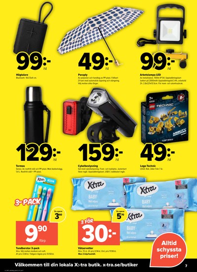 X:-tra reklamblad i vecka 41 sida 7
