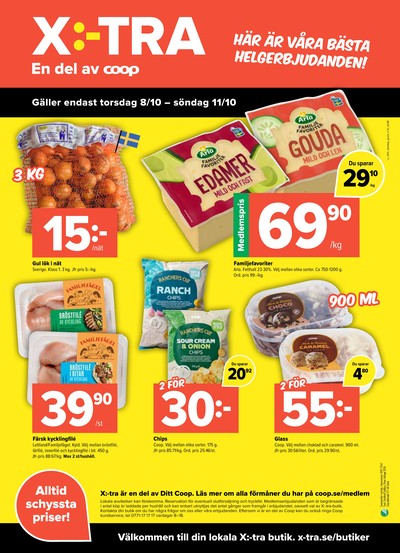 X:-tra reklamblad i vecka 41 sida 8