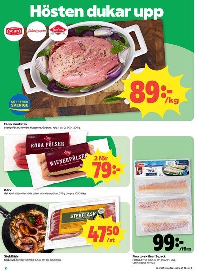 Coop reklamblad i vecka 41 sida 2