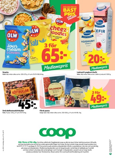 Coop reklamblad i vecka 41 sida 12