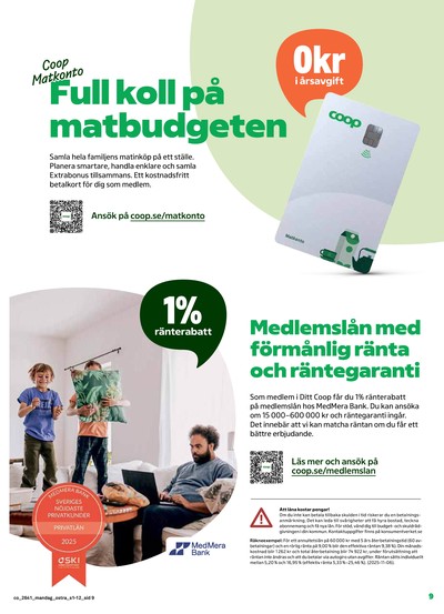 Coop reklamblad i vecka 41 sida 9