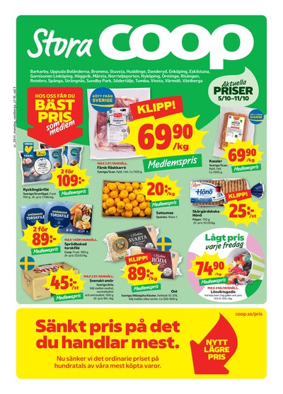 Stora Coop reklamblad i vecka 41 sida 3