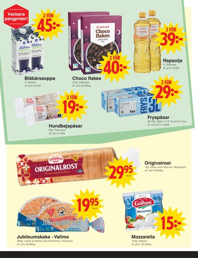 Matöppet reklamblad i vecka 41 sida 2